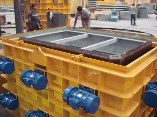 Tärymoottori valumuotti